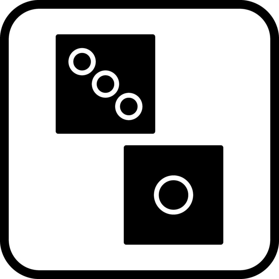 Domino Game Vector Icon