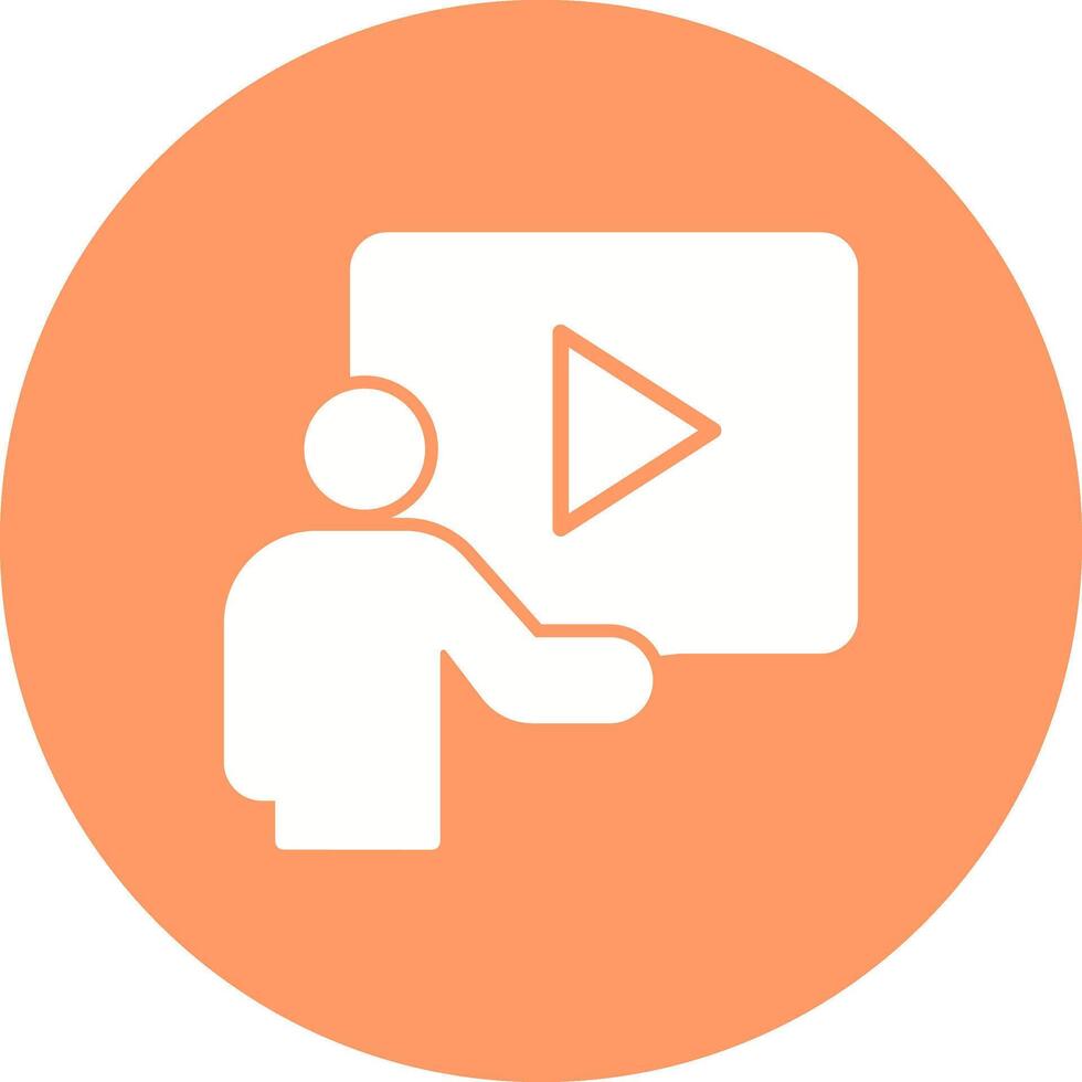 Video Lesson Vector Icon