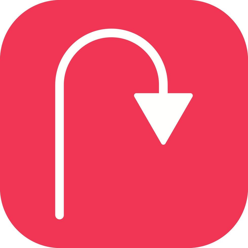 Arrow Pointing Down Vector Icon