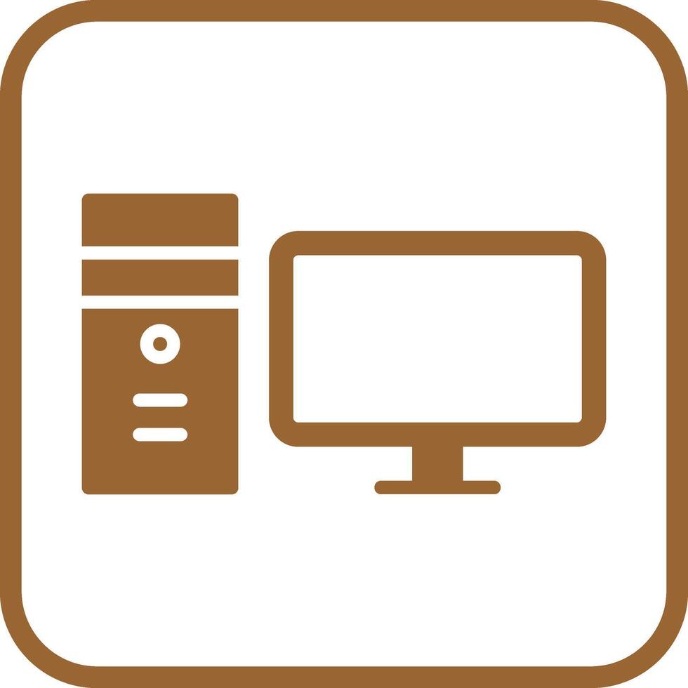 Desktop Vector Icon