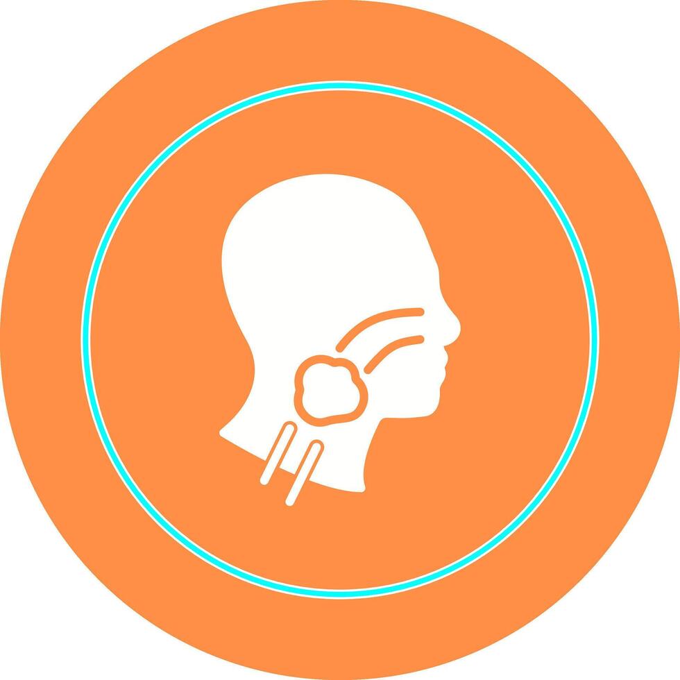 Throat Cancer Vector Icon