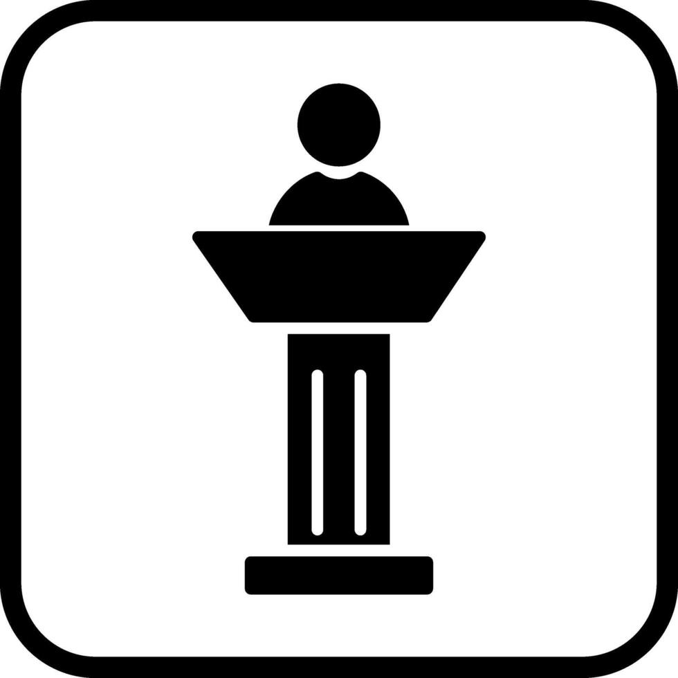 Podium Vector Icon