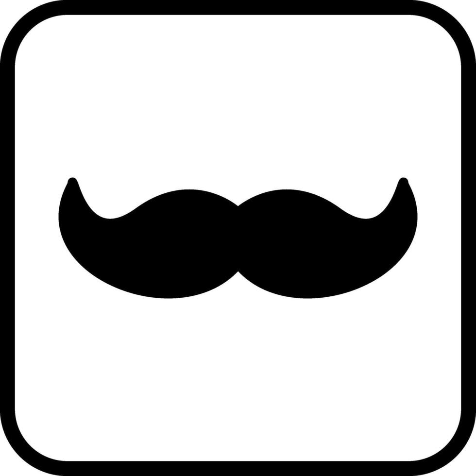 Moustache II Vector Icon