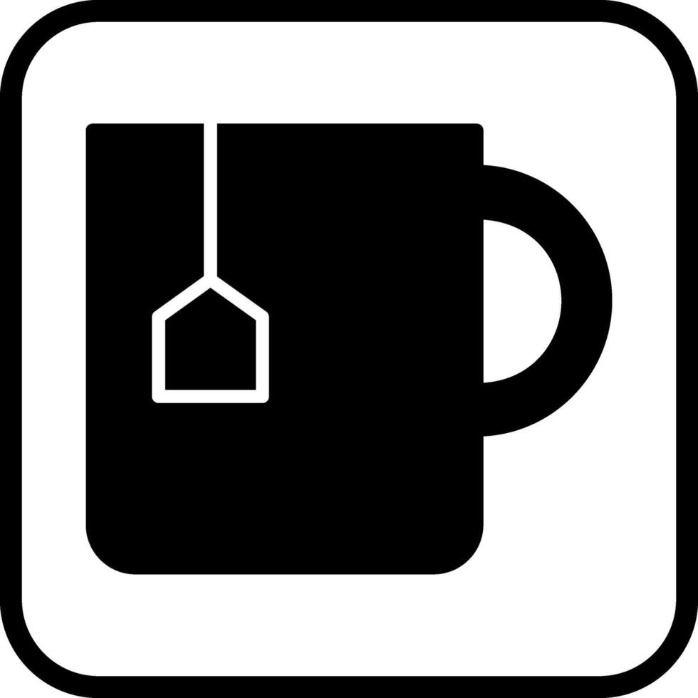 icono de vector de taza