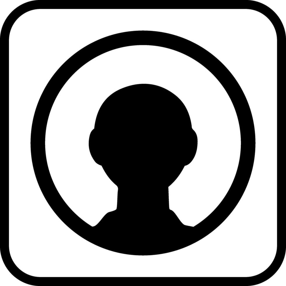 icono de vector de perfil