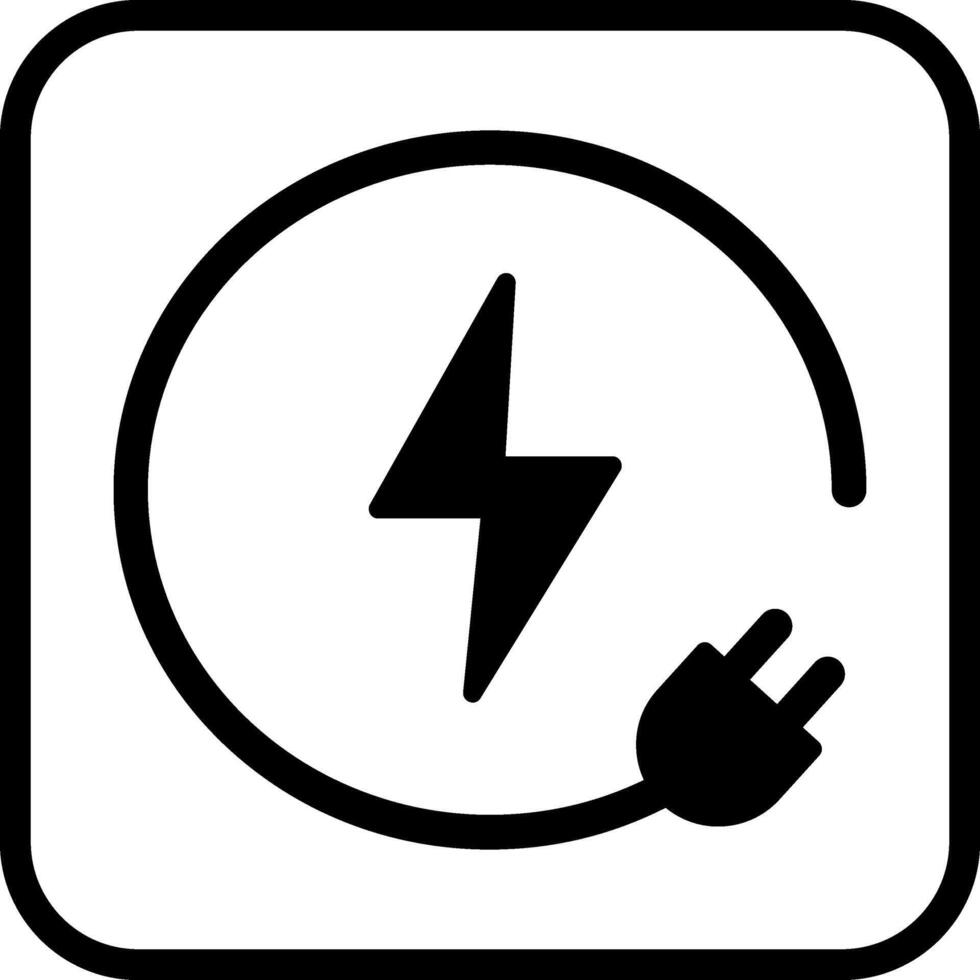 icono de vector de electricidad