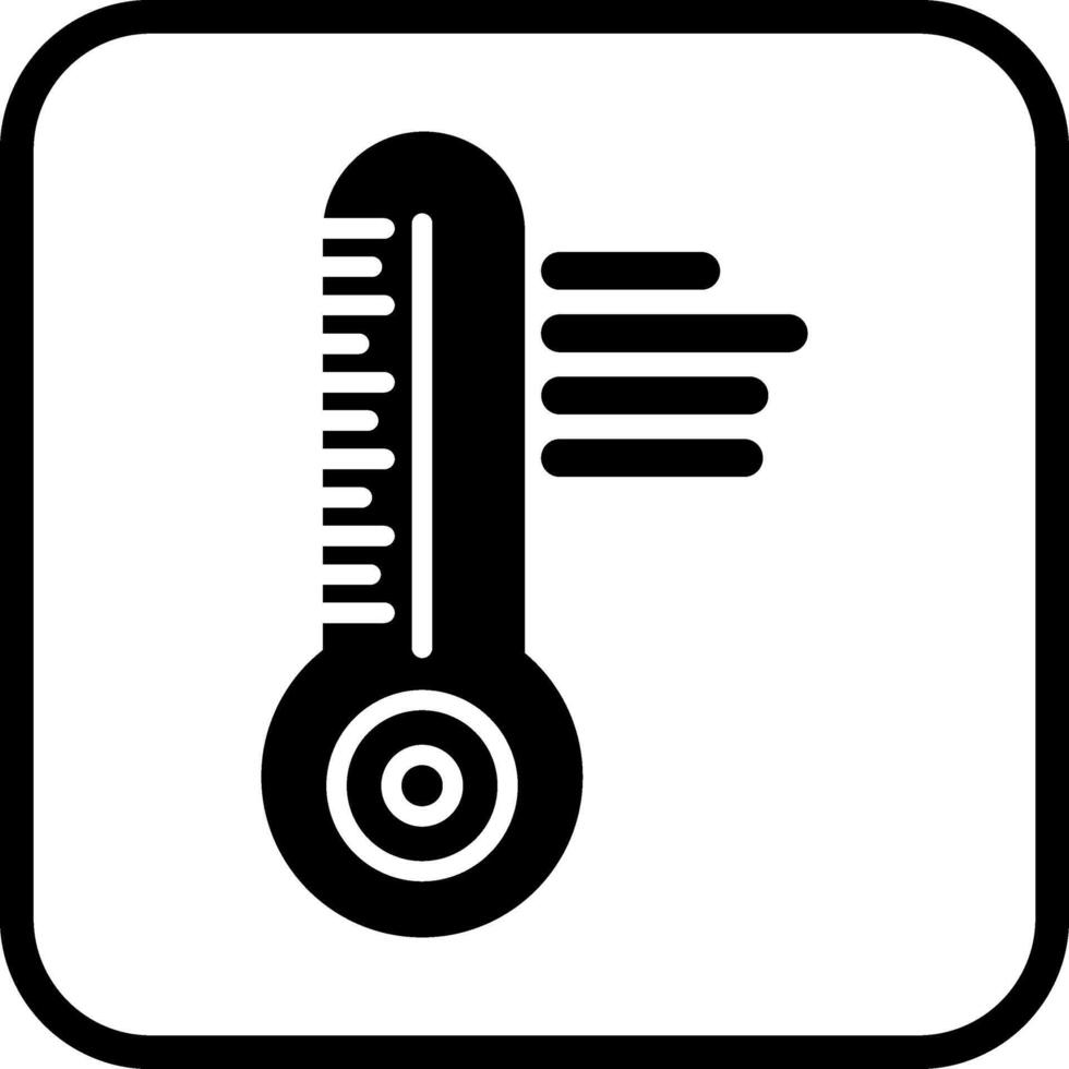 icono de vector de temperatura