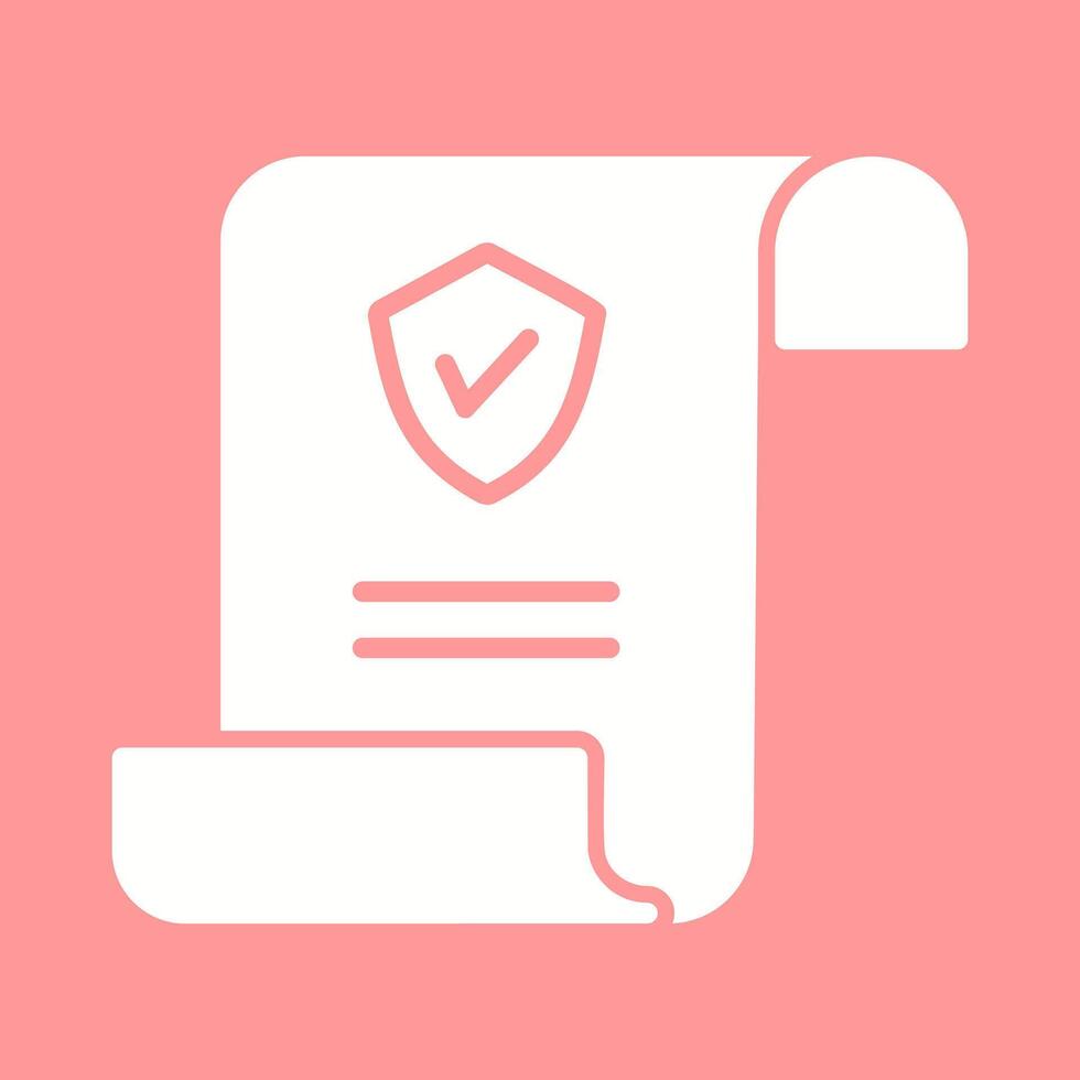 Insurance Policy Vector Icon