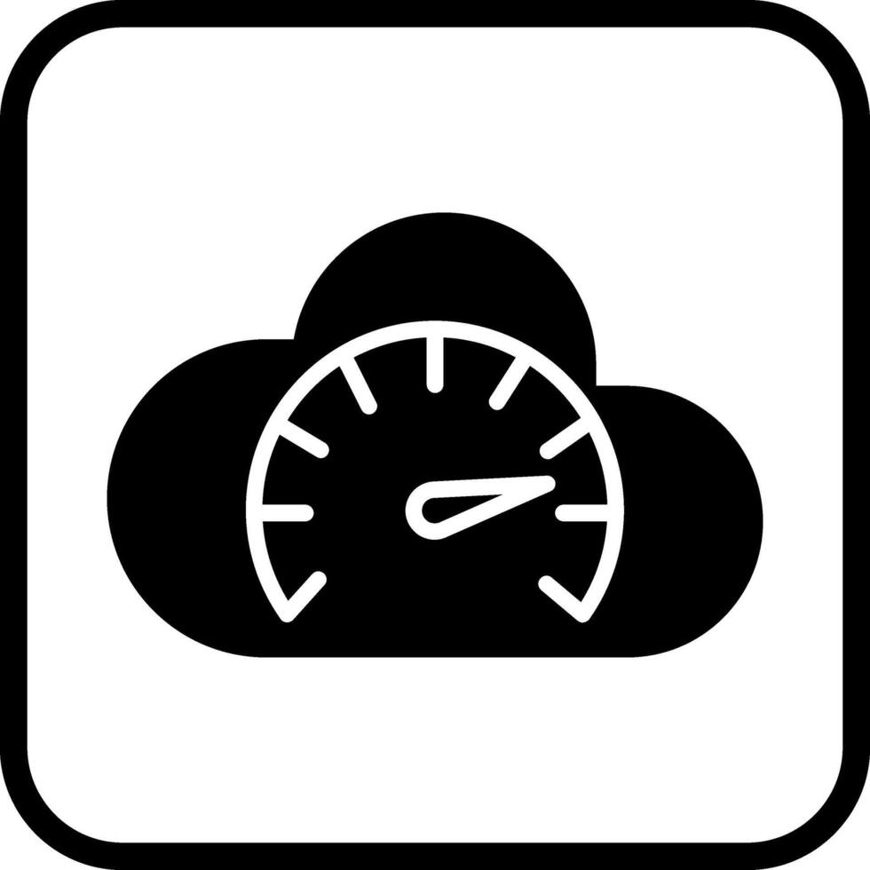 icono de vector de prueba de velocidad