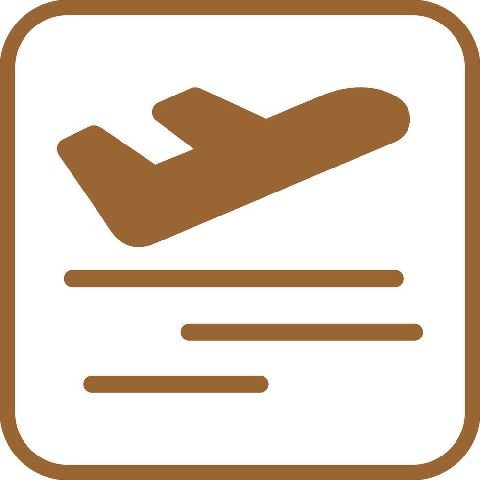 Departure Vector Icon
