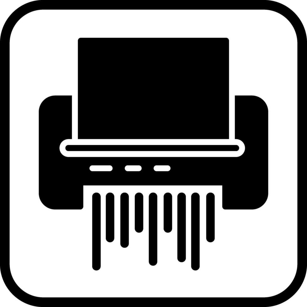 Paper Shredder Vector Icon