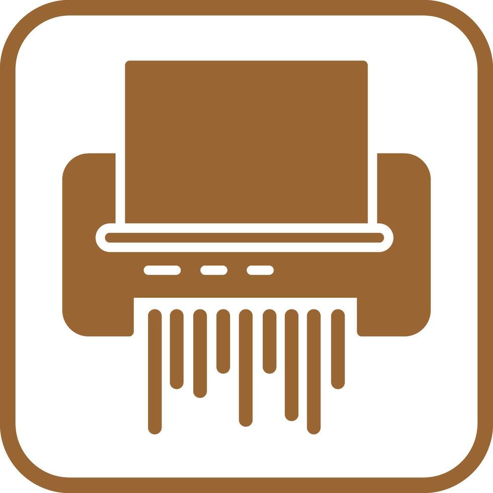 Paper Shredder Vector Icon