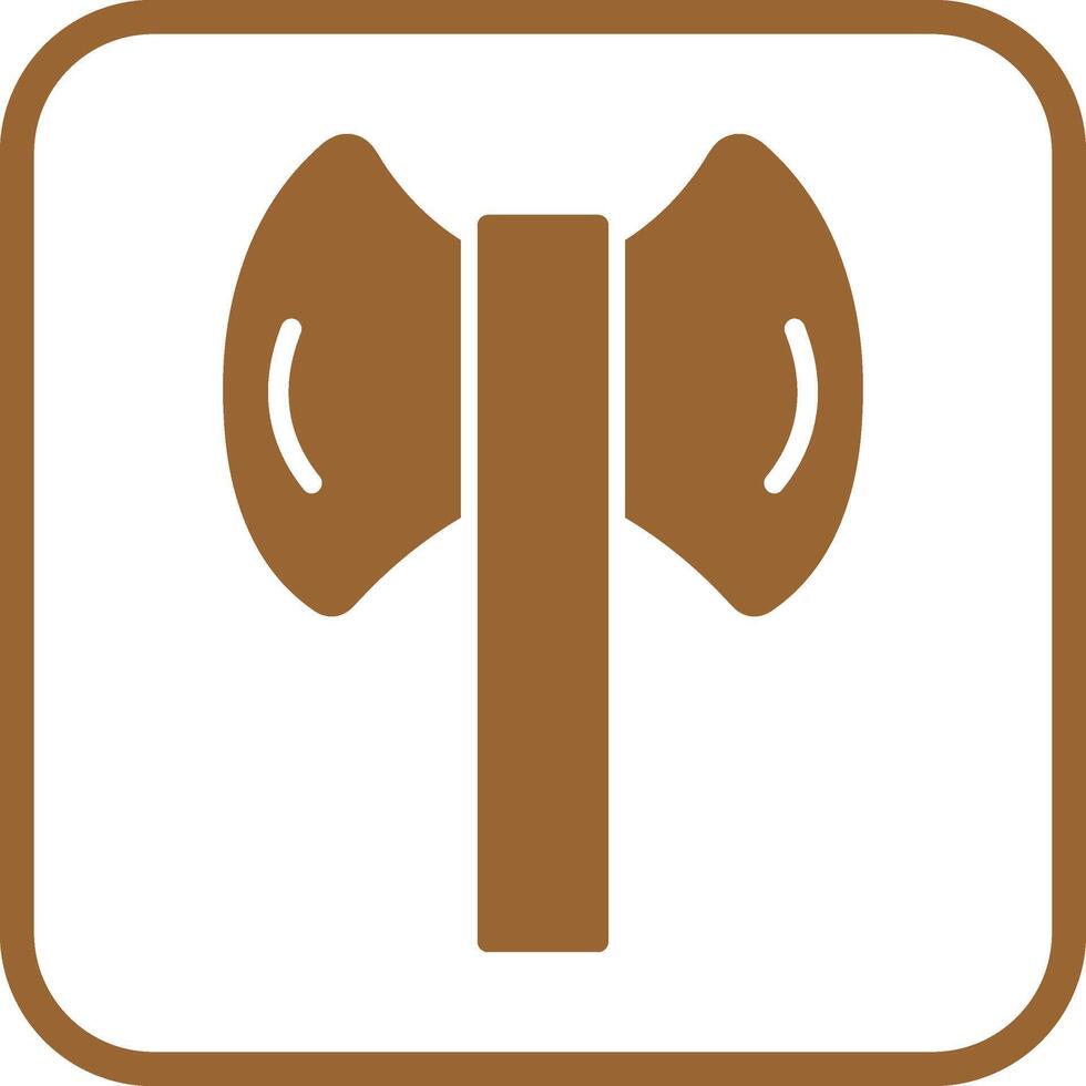 Wood Axe Vector Icon