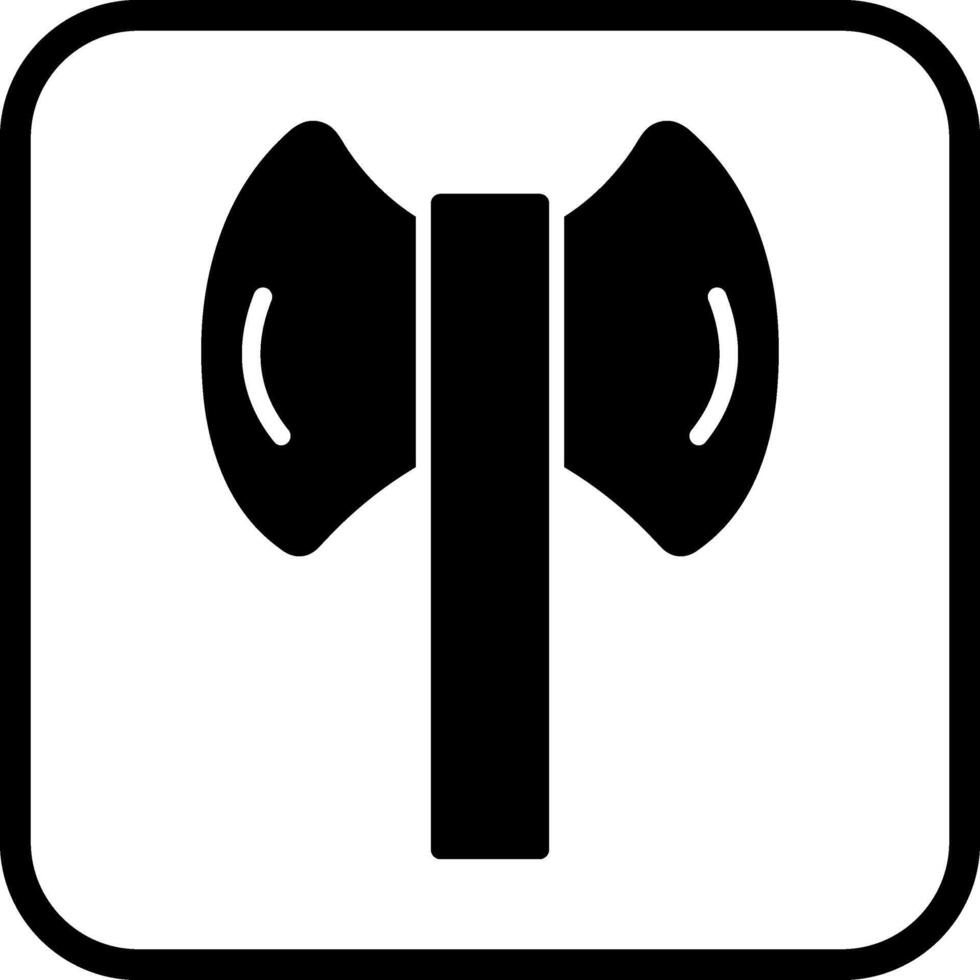 Wood Axe Vector Icon