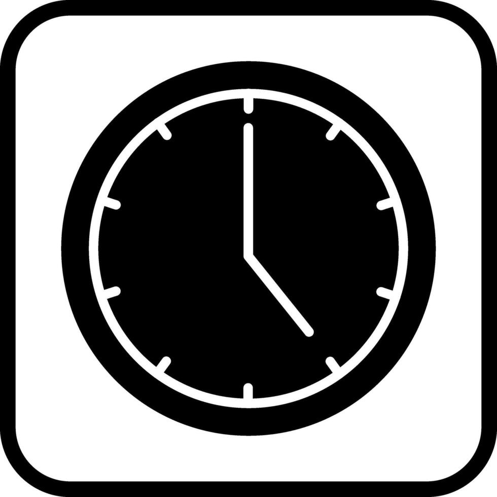 icono de vector de reloj