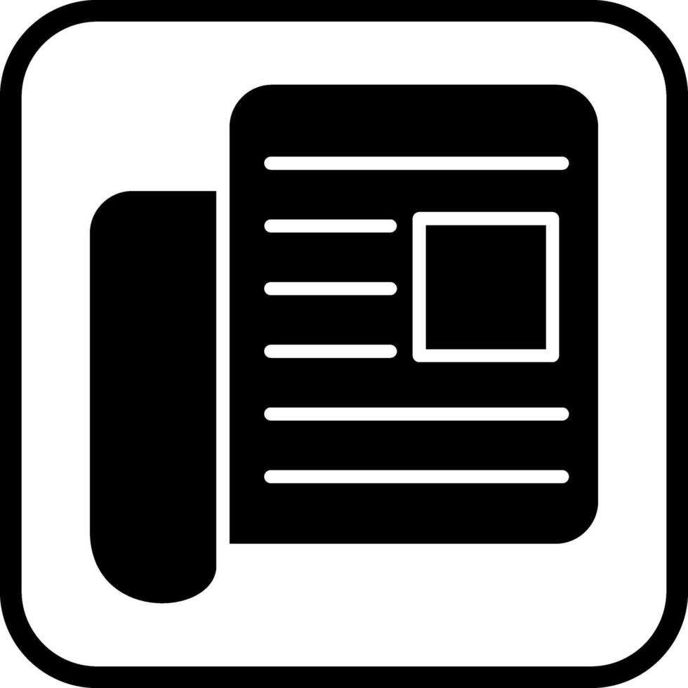 Newspaper Vector Icon