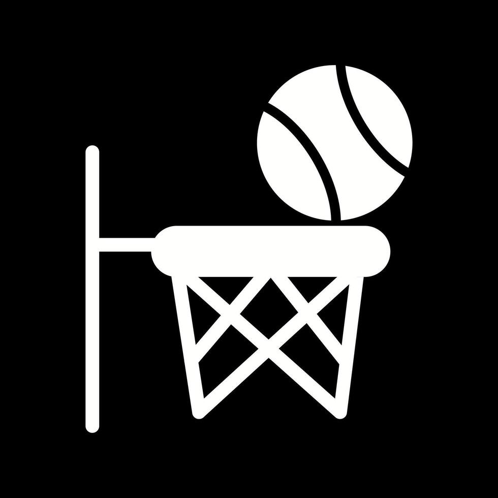 icono de vector de baloncesto