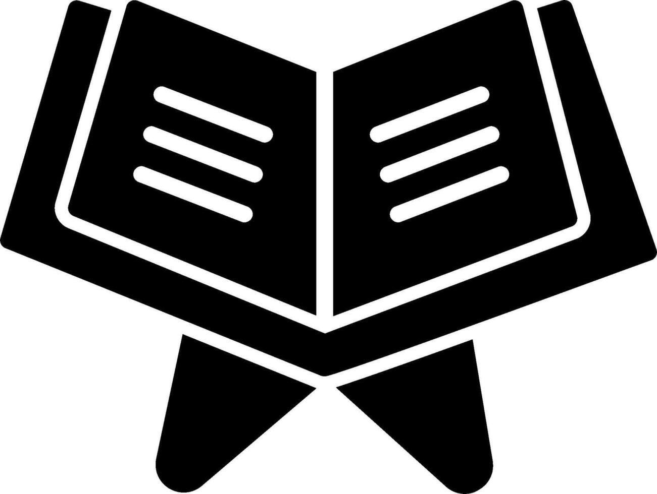Reading Holy Book Vector Icon