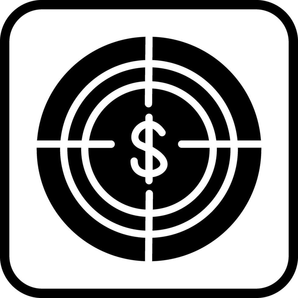 Economic Target Vector Icon