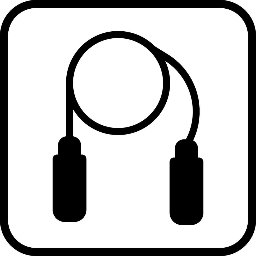 Jumping Rope Vector Icon