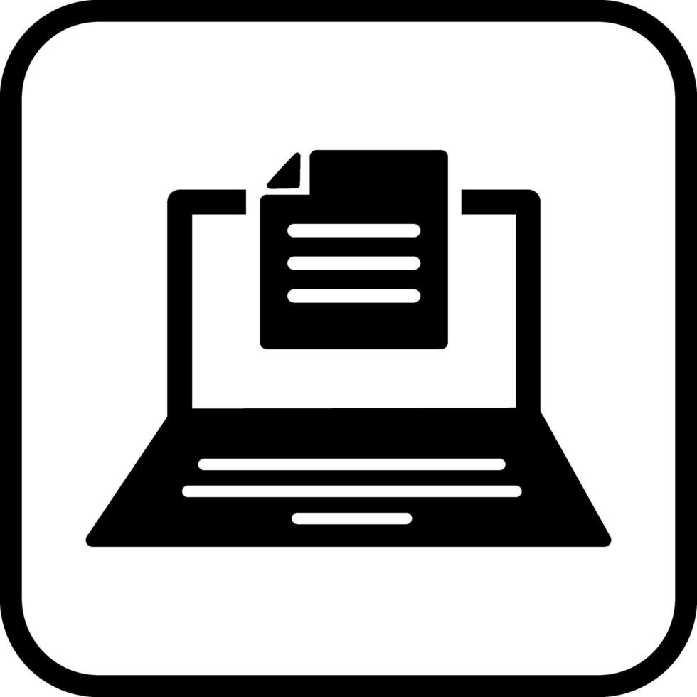 Online Exam Vector Icon