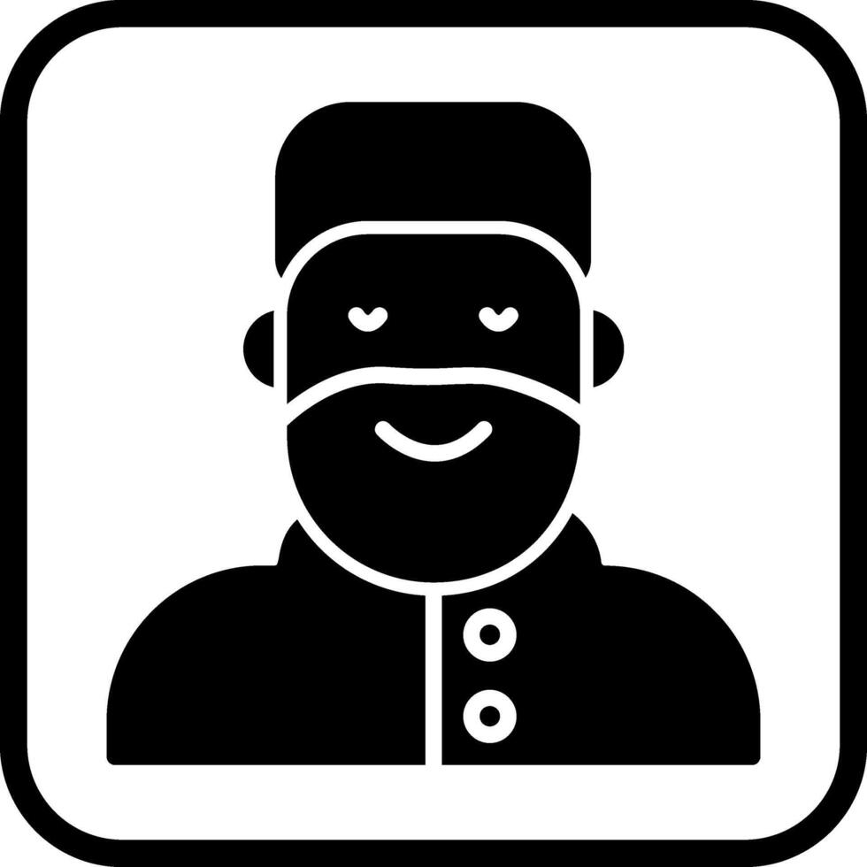 Islamic Man Vector Icon