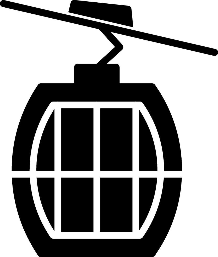 Cable Car Vector Icon