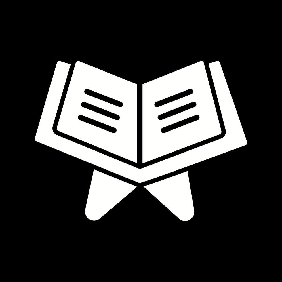 Reading Holy Book Vector Icon