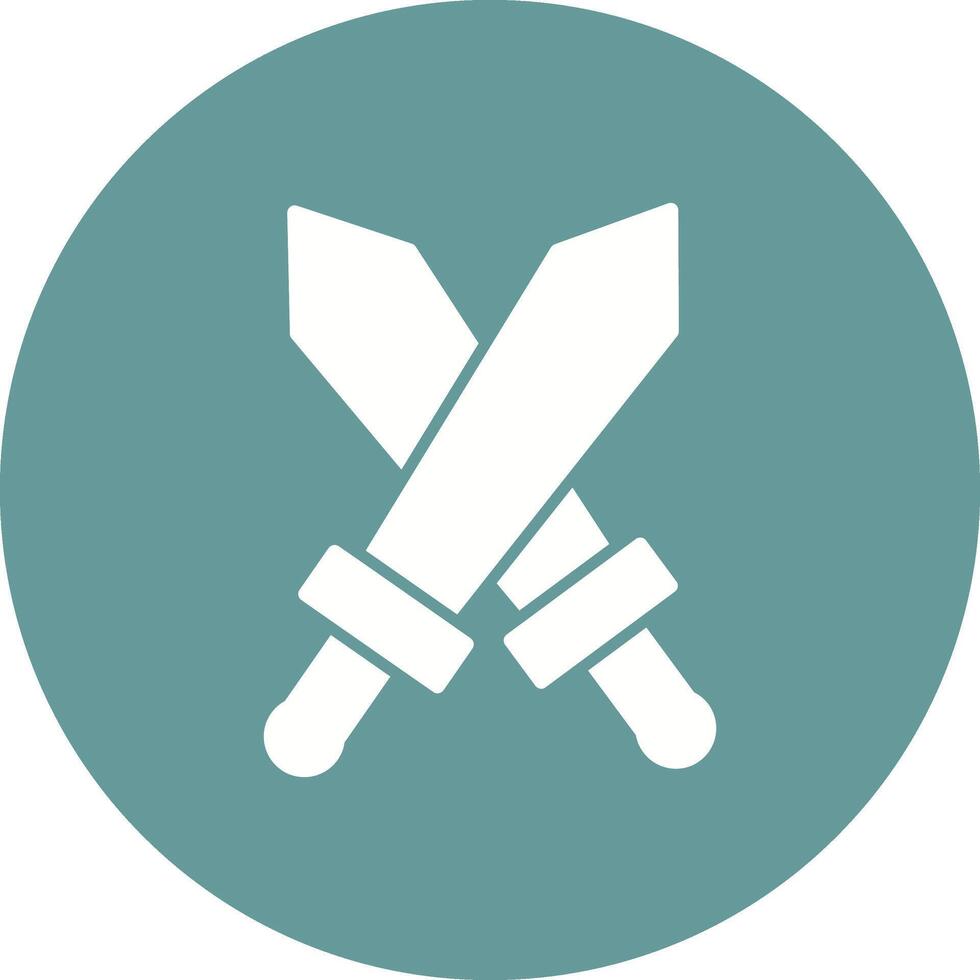 Two Swords Vector Icon