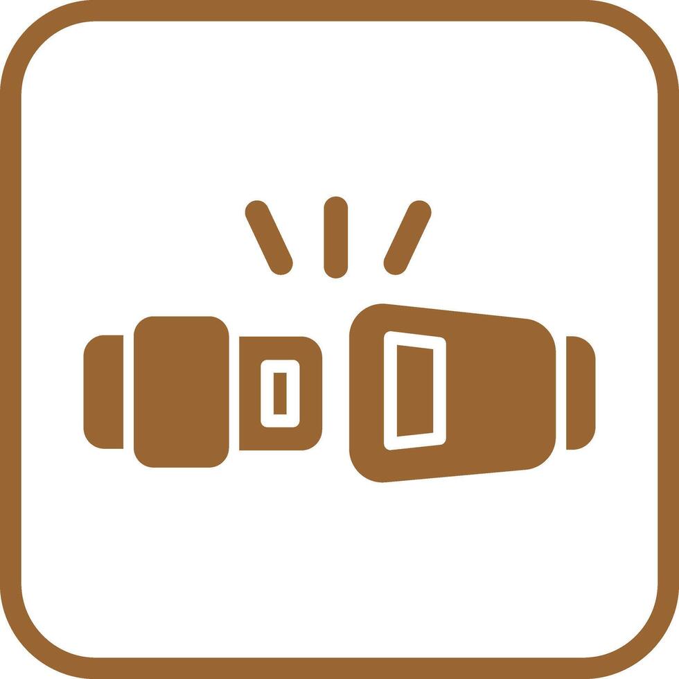 Seat Belt Vector Icon