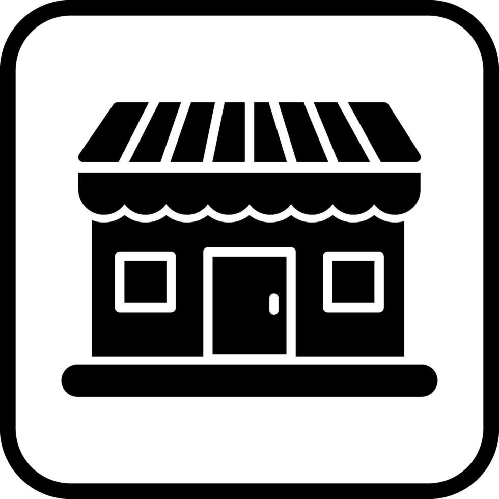 icono de vector de tienda