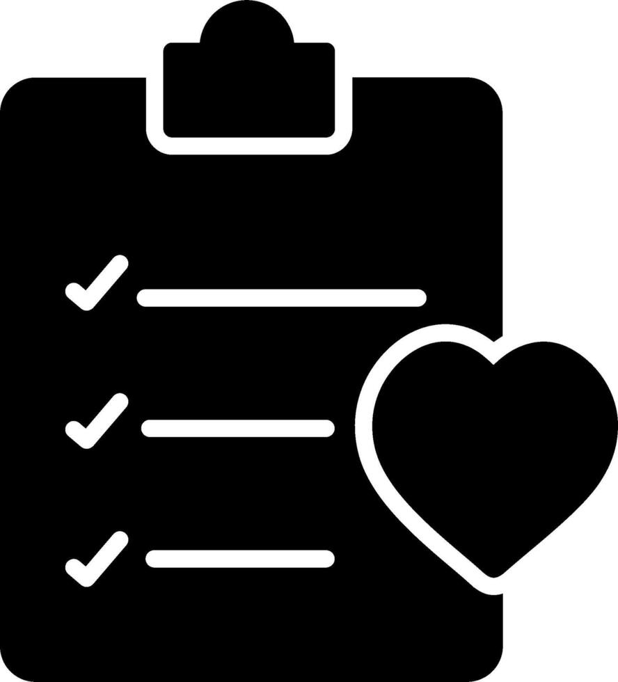 Wishlist Vector Icon