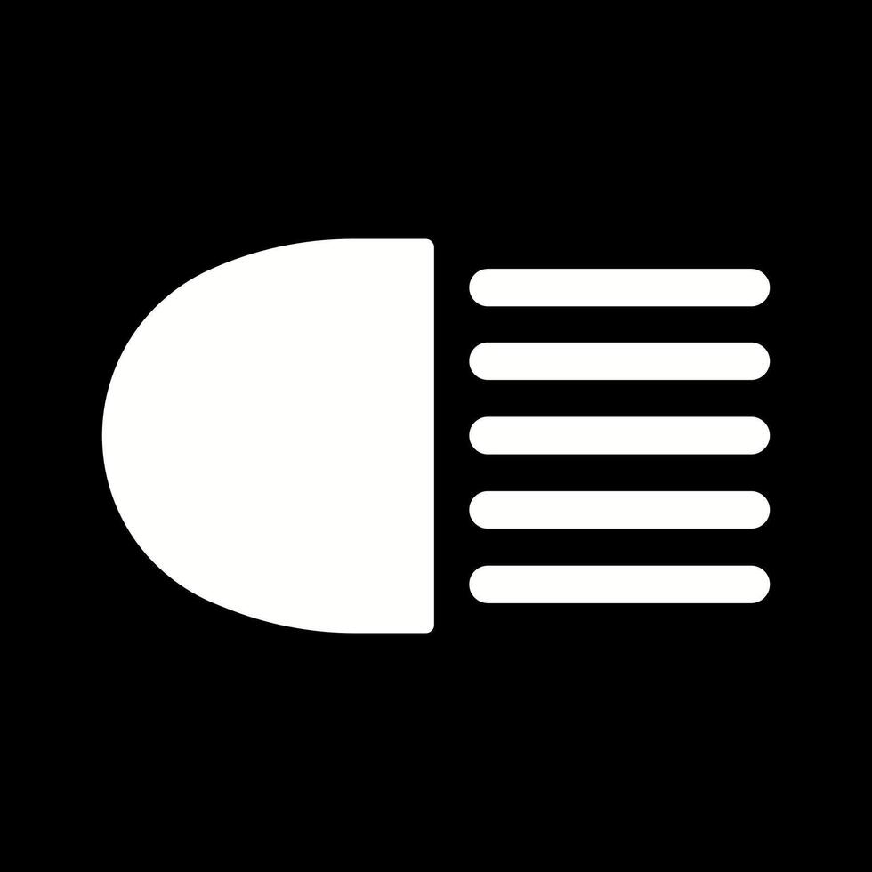 Headlight Vector Icon