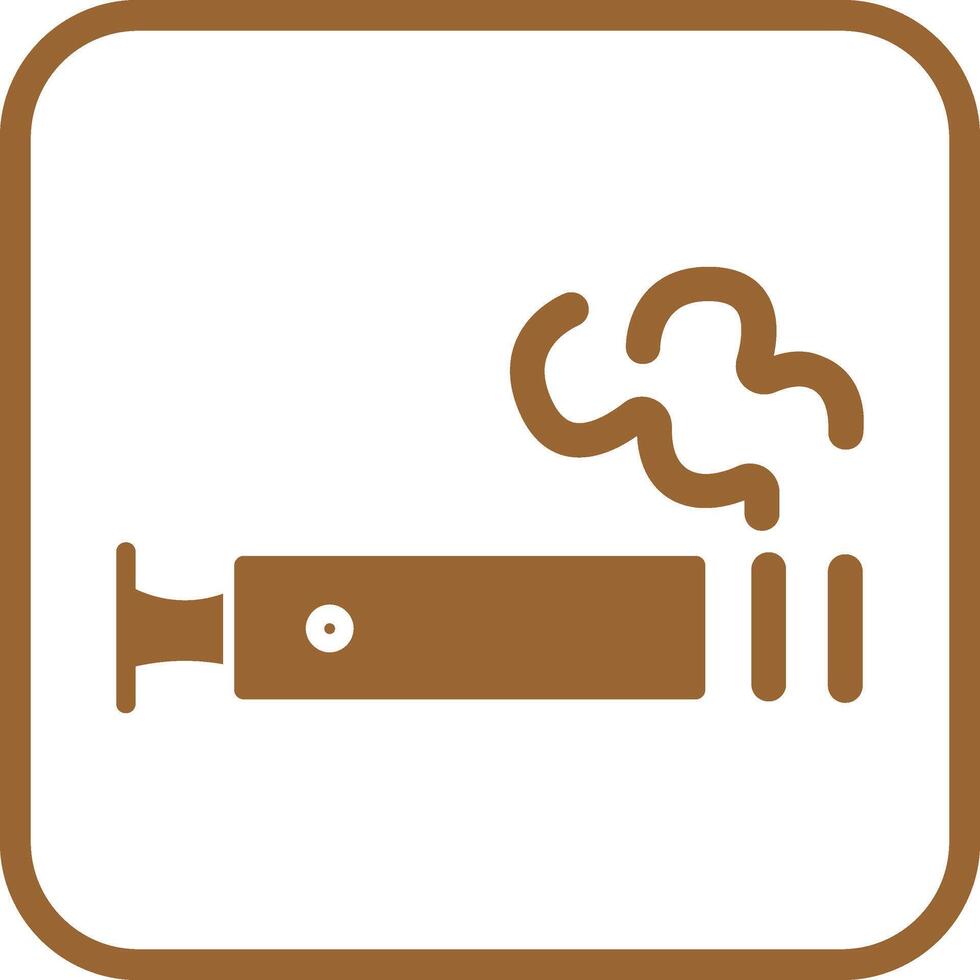 Electronic Cigarette Vector Icon