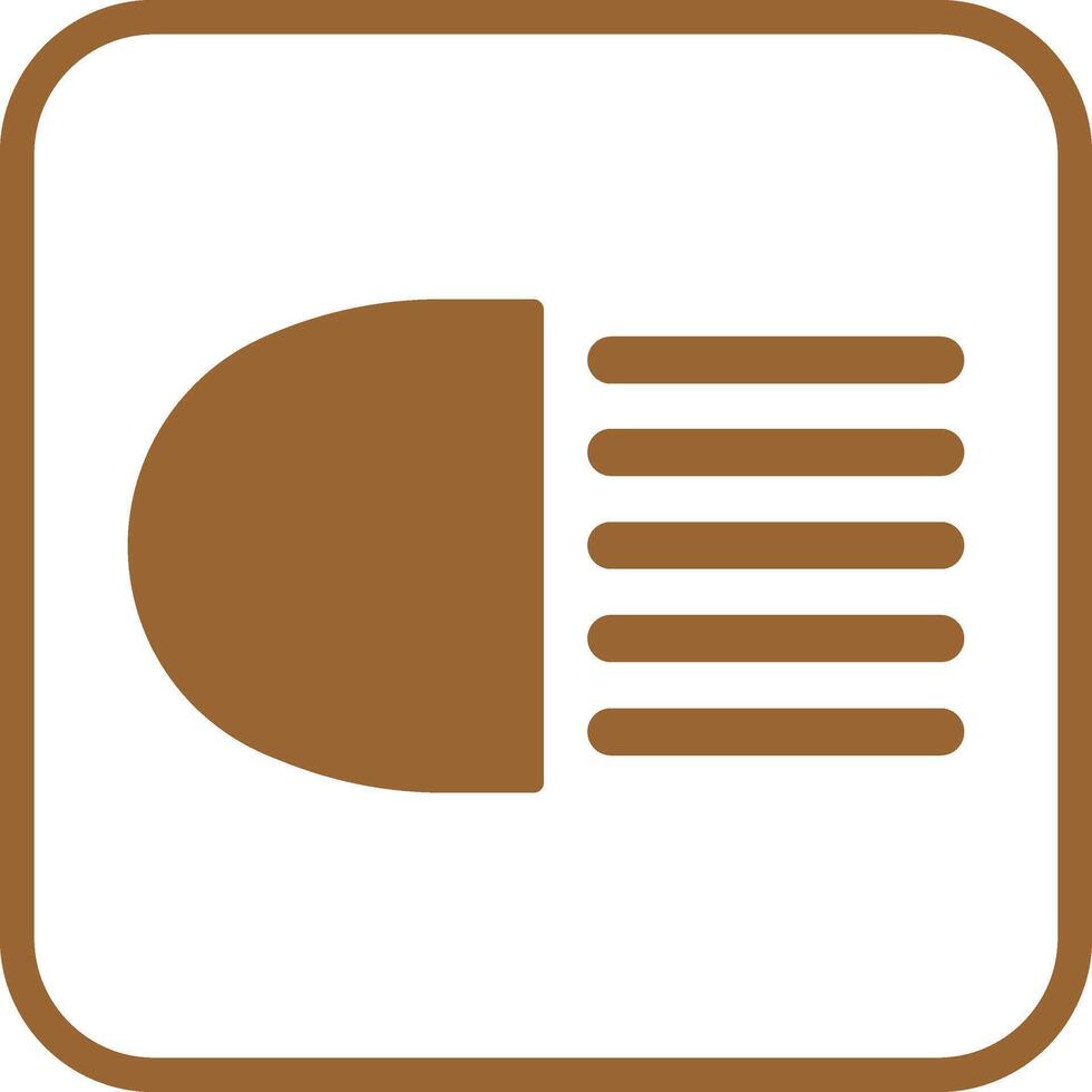 Headlight Vector Icon