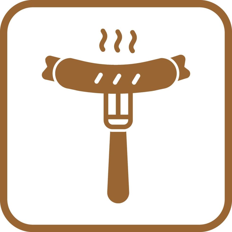 Sausage Vector Icon