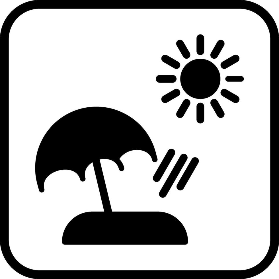 Beach Vector Icon