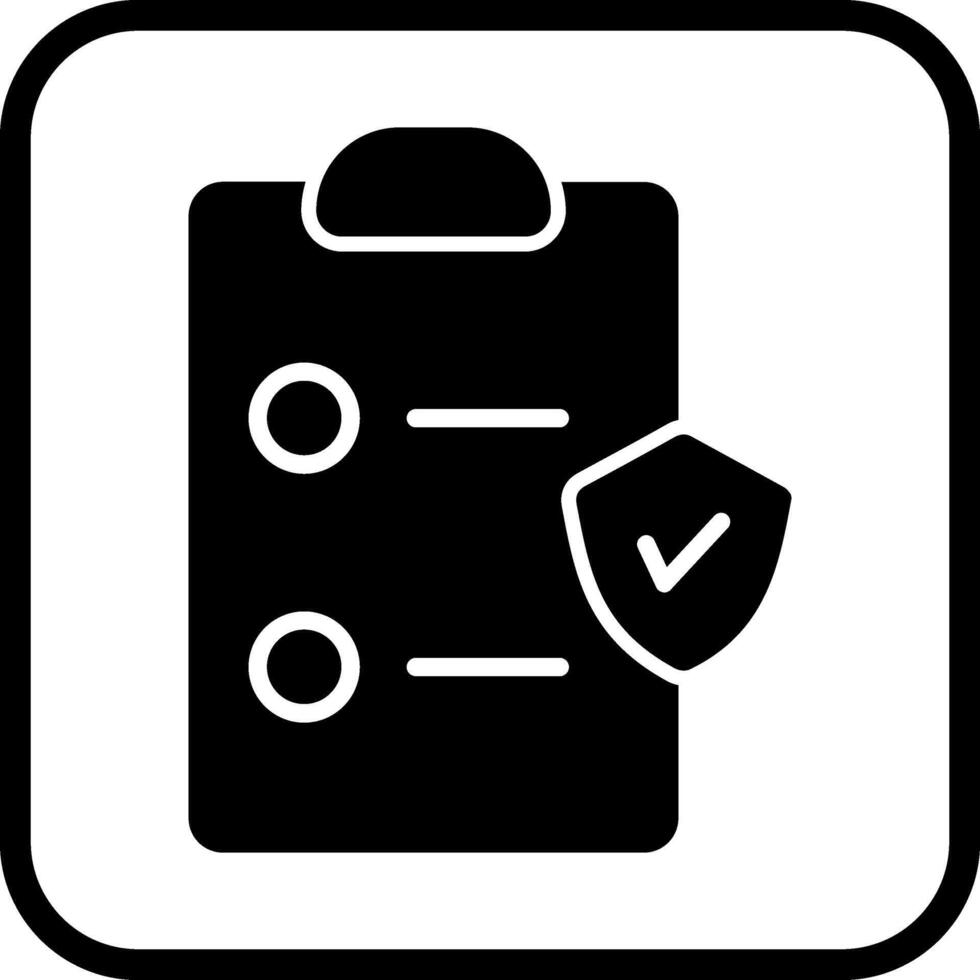 Insurance Policy Vector Icon