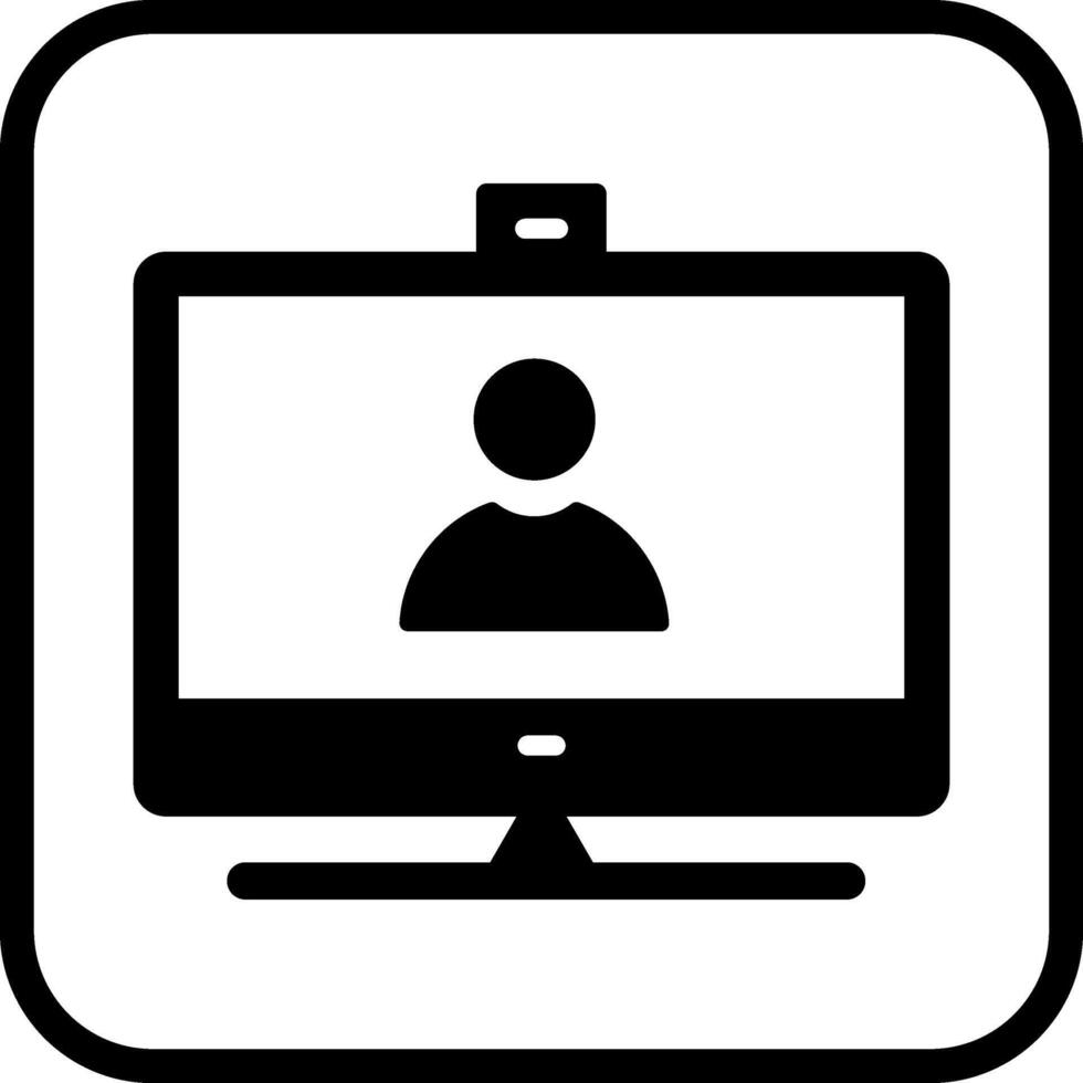 vídeo comunicación vector icono