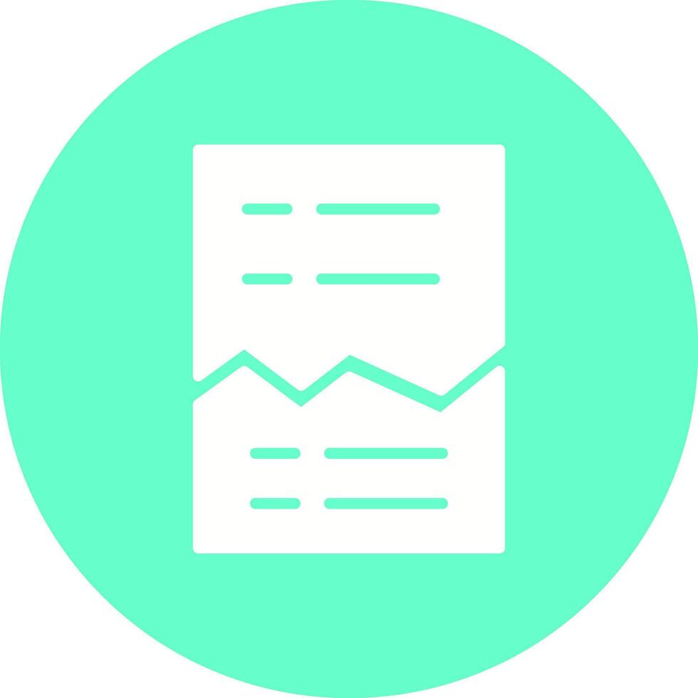 Corrupted List Vector Icon
