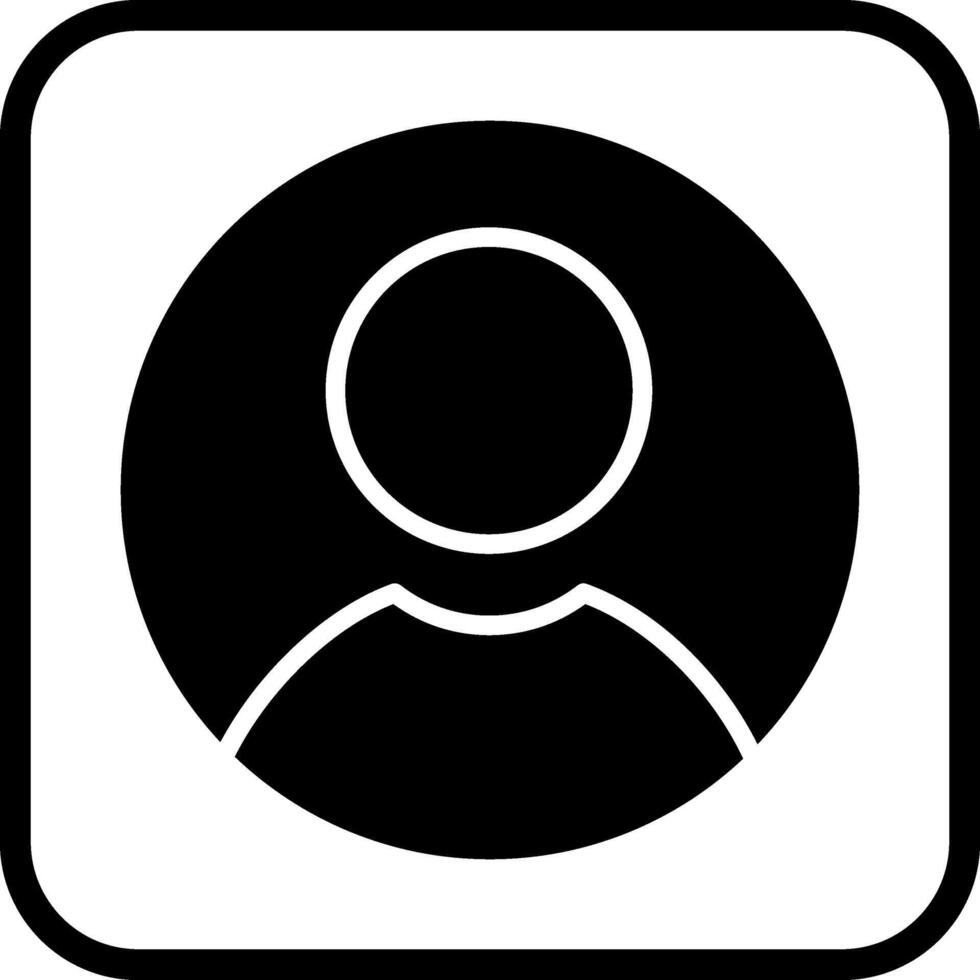 Male Profile Vector Icon