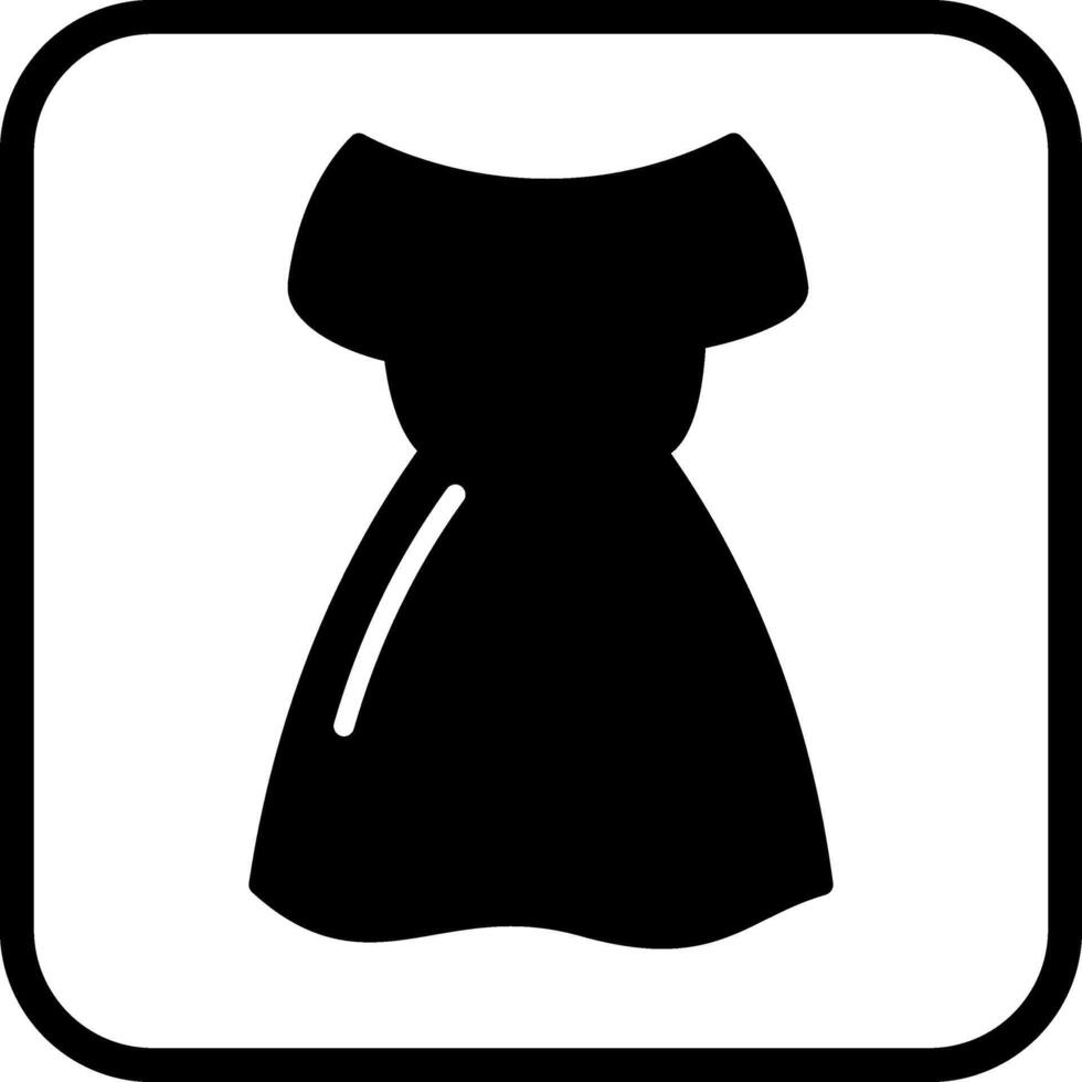 icono de vector de vestido de fiesta