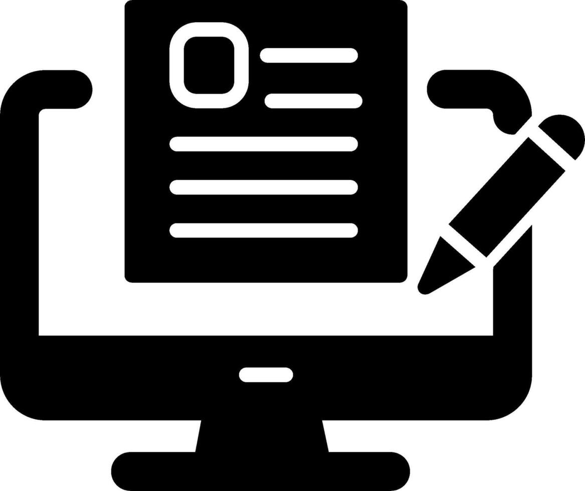 Blog Vector Icon