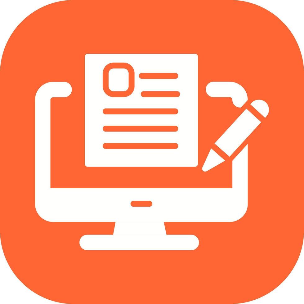 Blog Vector Icon