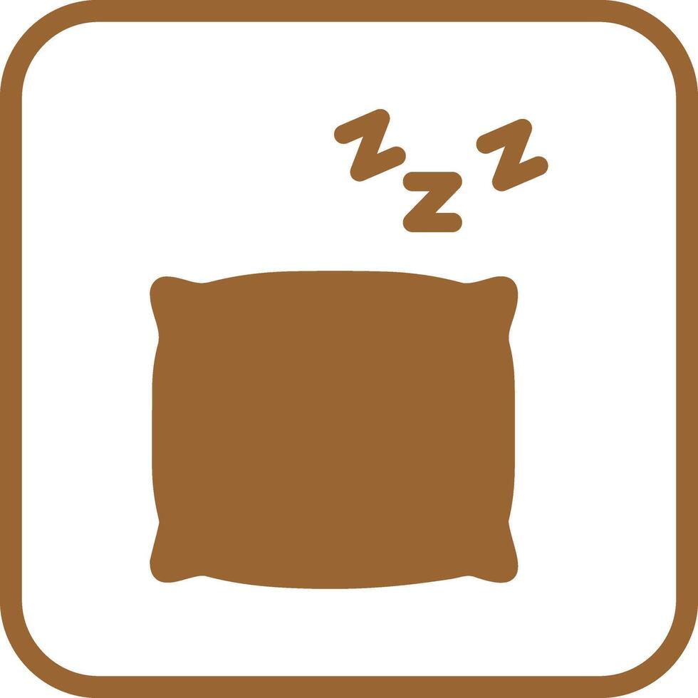 icono de vector de almohada