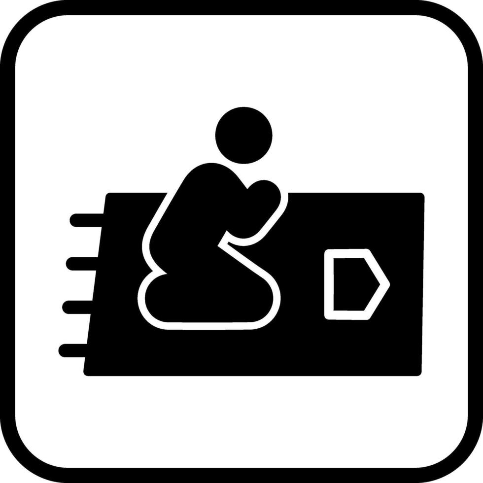 Praying Vector Icon