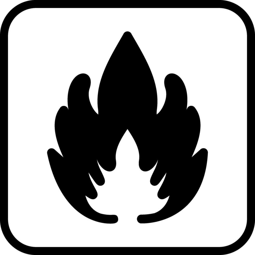 Flammable Material Vector Icon