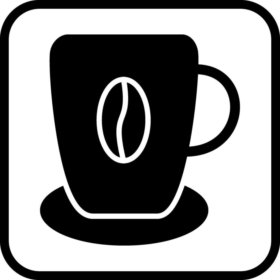 icono de vector de taza de café