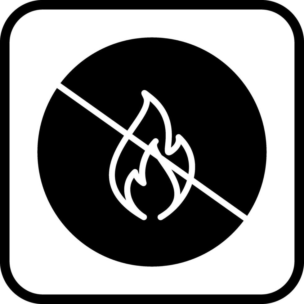 Danger of Flame Vector Icon
