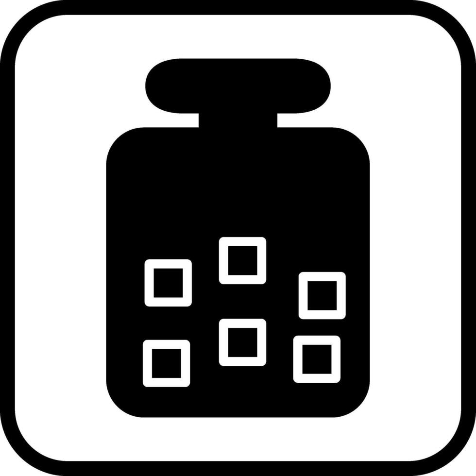 icono de vector de botella de azúcar